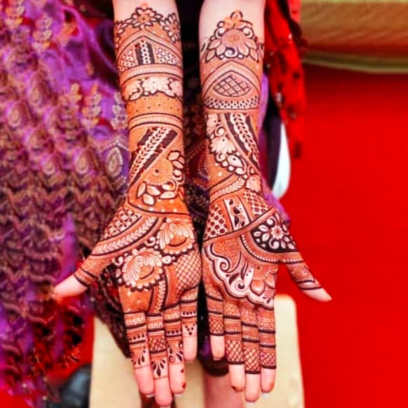vinay mehandi artist bridal design