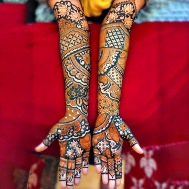 vinay mehandi artist bridal design