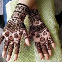 engagement mehandi design