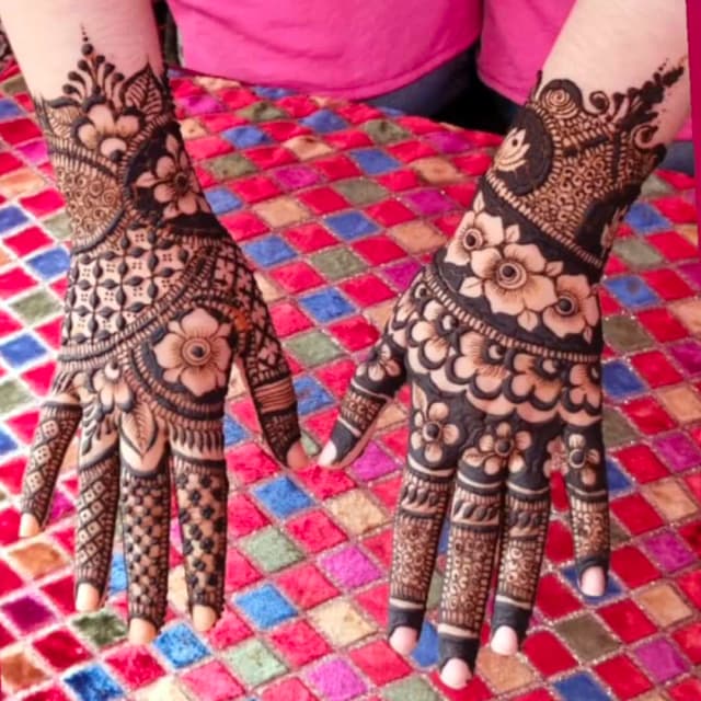 vinay mehandi artist bridal design